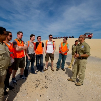 Midden Aboriginal Talk Sand Dune Adventures