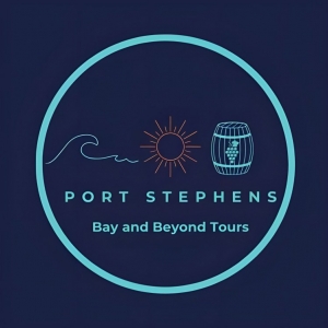 Logo port stephens bay and beyond tours